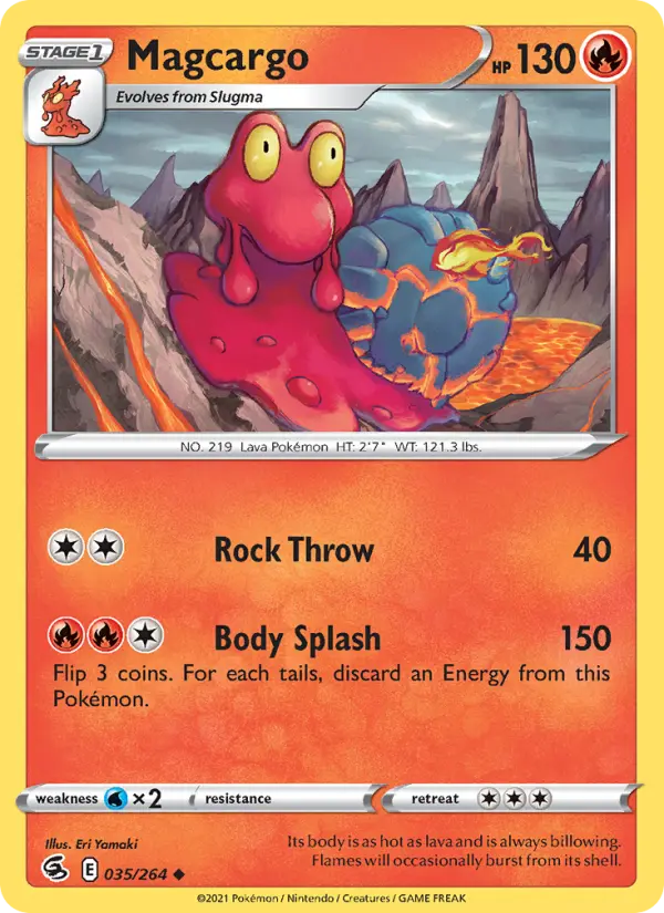 Magcargo — Fusion Strike card #35