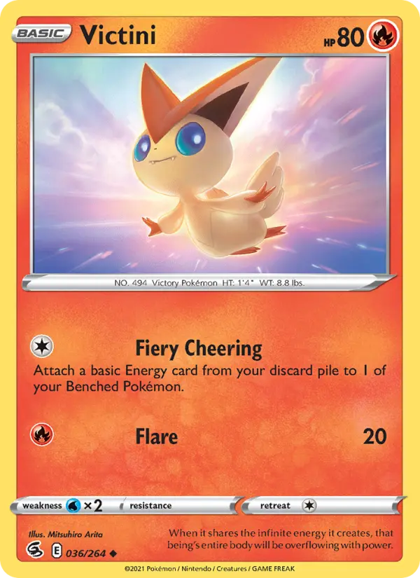 Victini — Fusion Strike card #36