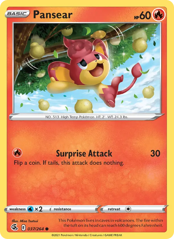 Pansear — Fusion Strike card #37
