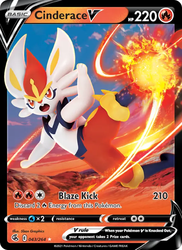 Cinderace V — Fusion Strike card #43