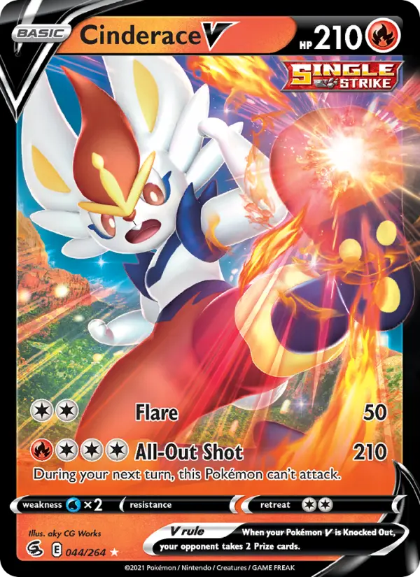Cinderace V — Fusion Strike card #44