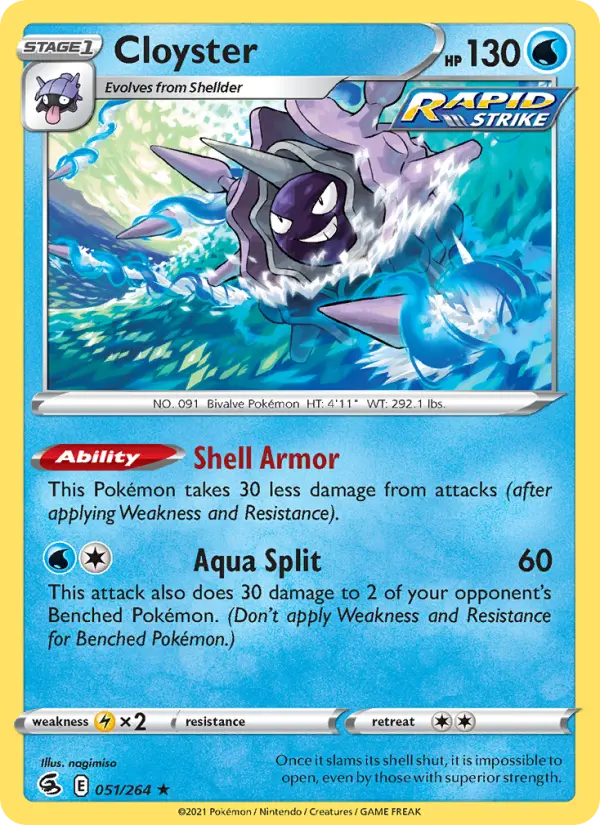 Cloyster — Fusion Strike card #51