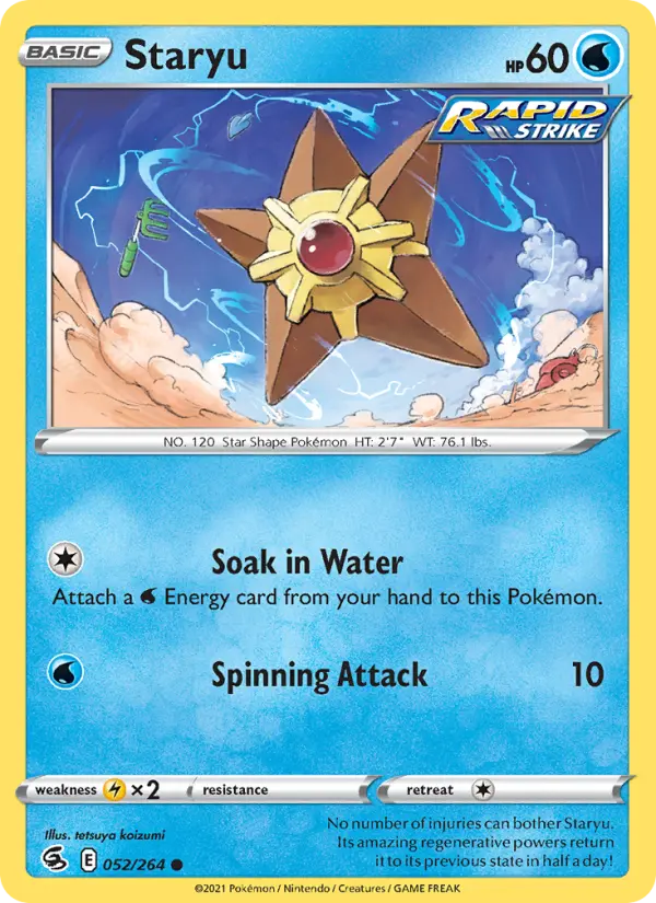 Staryu — Fusion Strike card #52