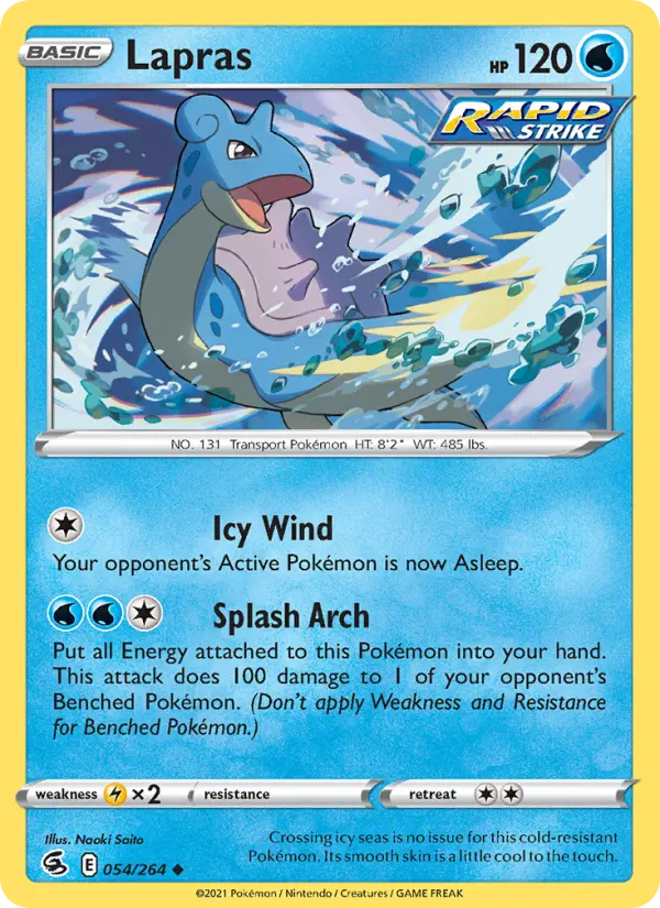 Lapras — Fusion Strike card #54