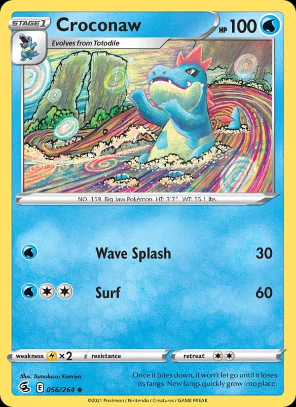 Croconaw — Fusion Strike card #56