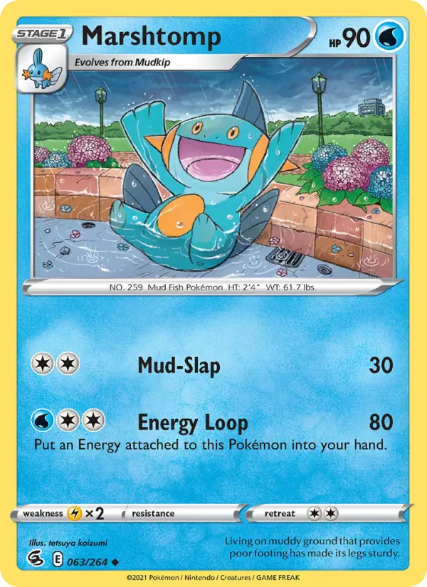 Marshtomp — Fusion Strike card #63