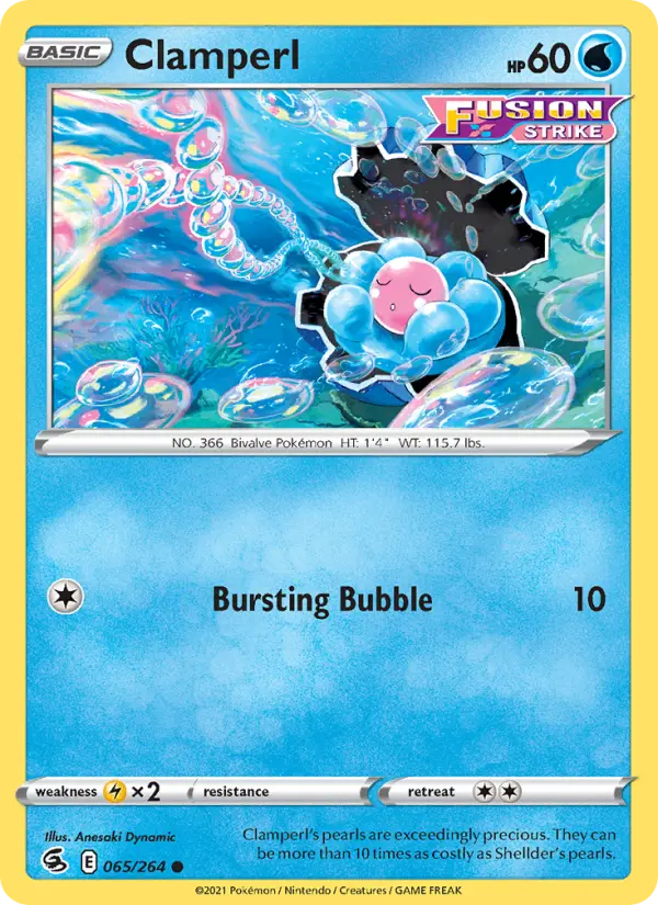 Clamperl — Fusion Strike card #65