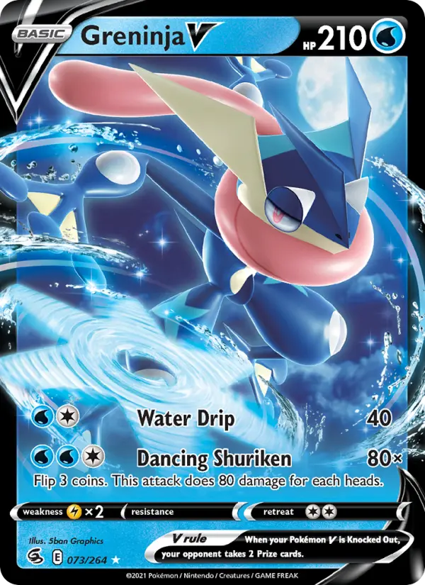 Greninja V — Fusion Strike card #73