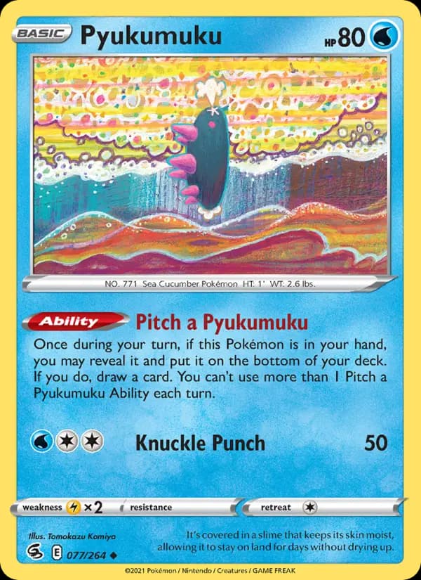Pyukumuku — Fusion Strike card #77