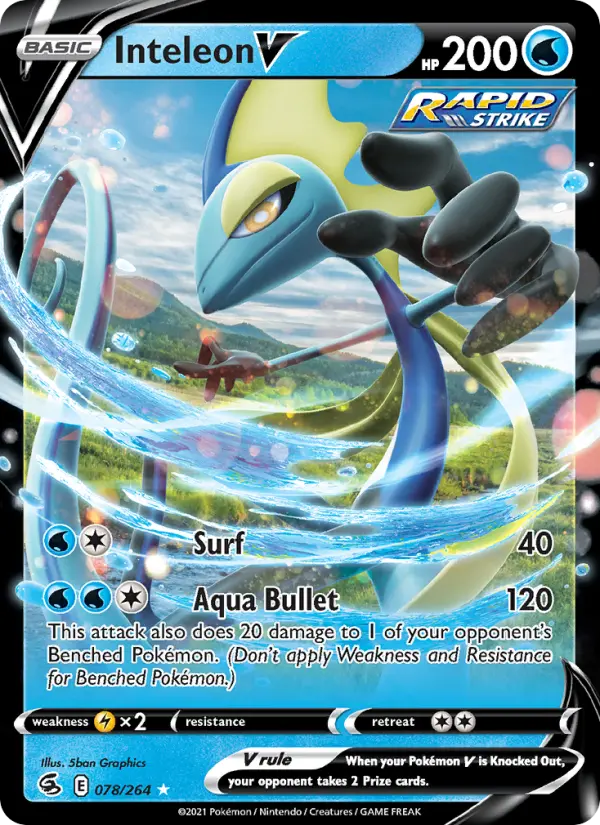 Inteleon V — Fusion Strike card #78