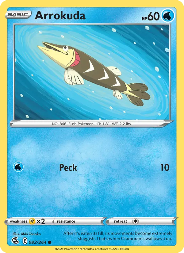 Arrokuda — Fusion Strike card #82