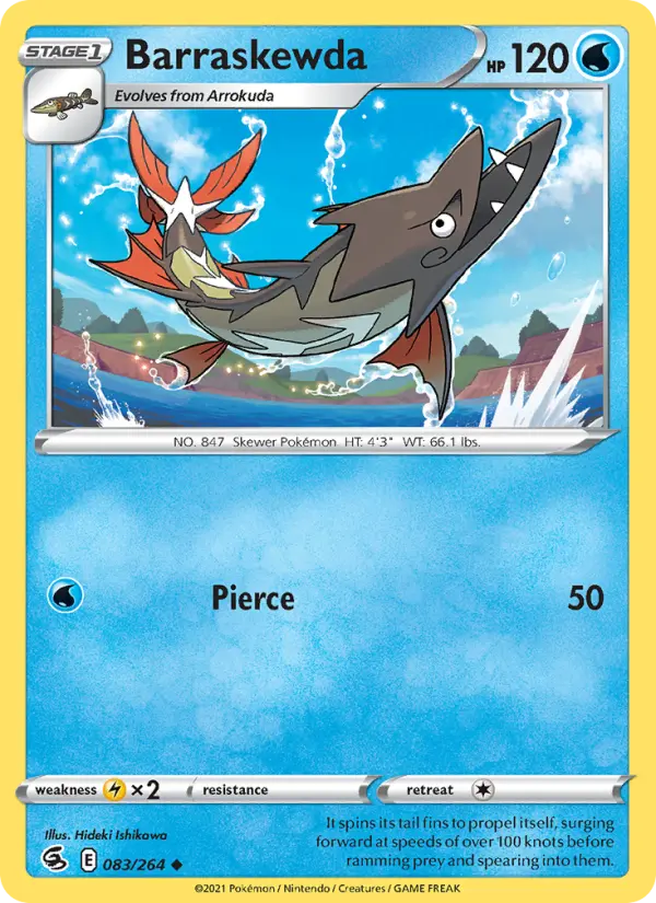 Barraskewda — Fusion Strike card #83
