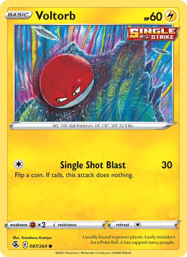 Voltorb — Fusion Strike card #87