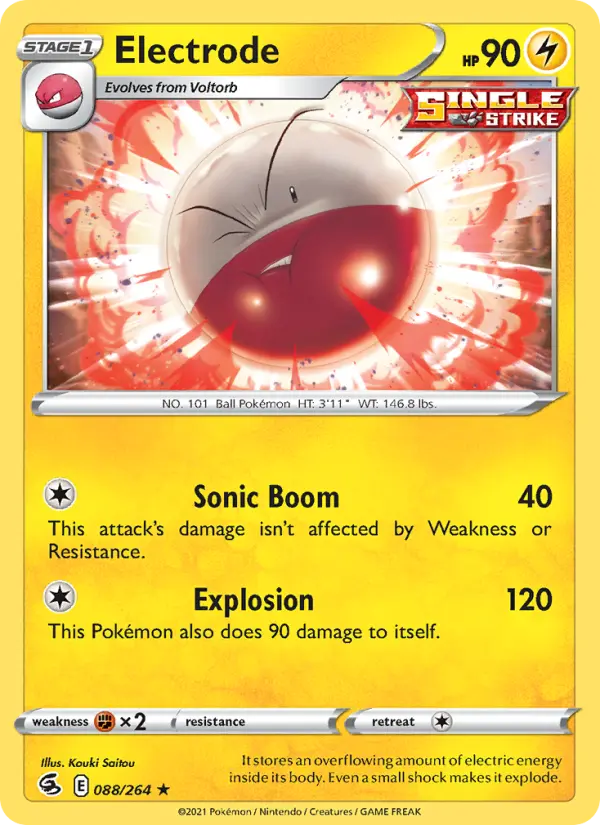 Electrode — Fusion Strike card #88