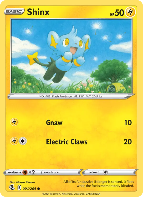Shinx — Fusion Strike card #91