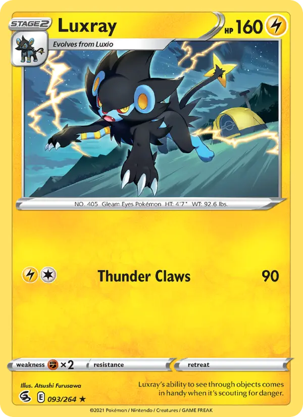 Luxray — Fusion Strike card #93