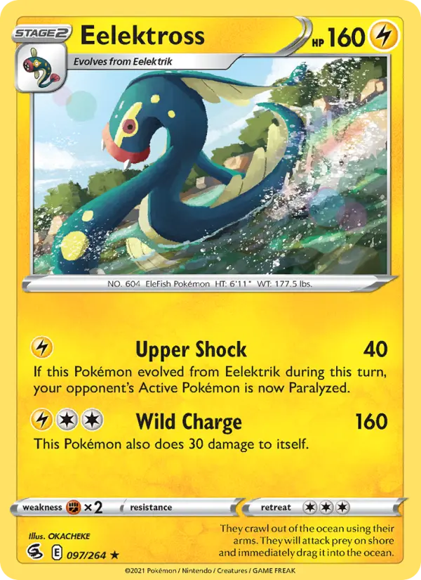 Eelektross — Fusion Strike card #97