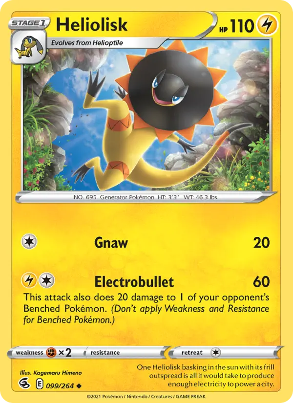Heliolisk — Fusion Strike card #99