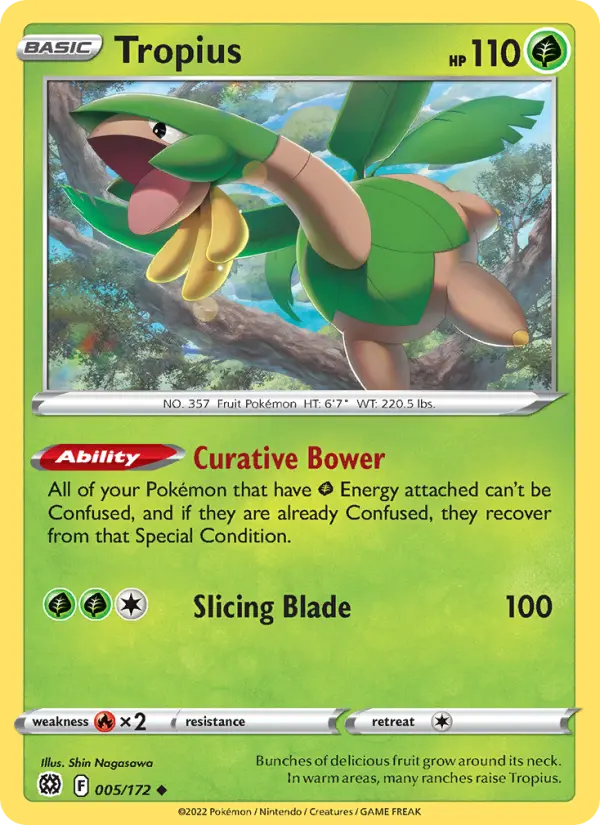 Tropius — Brilliant Stars card #005