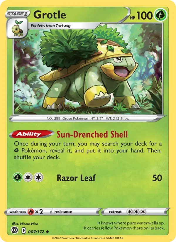 Grotle — Brilliant Stars card #007