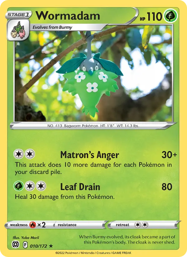 Wormadam — Brilliant Stars card #010