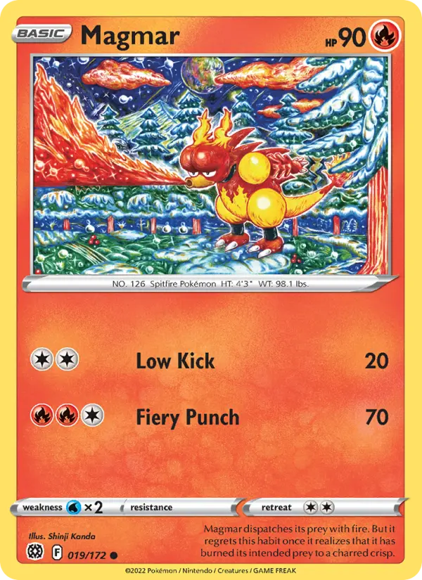 Magmar — Brilliant Stars card #019