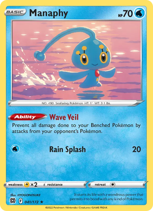 Manaphy — Brilliant Stars card #041