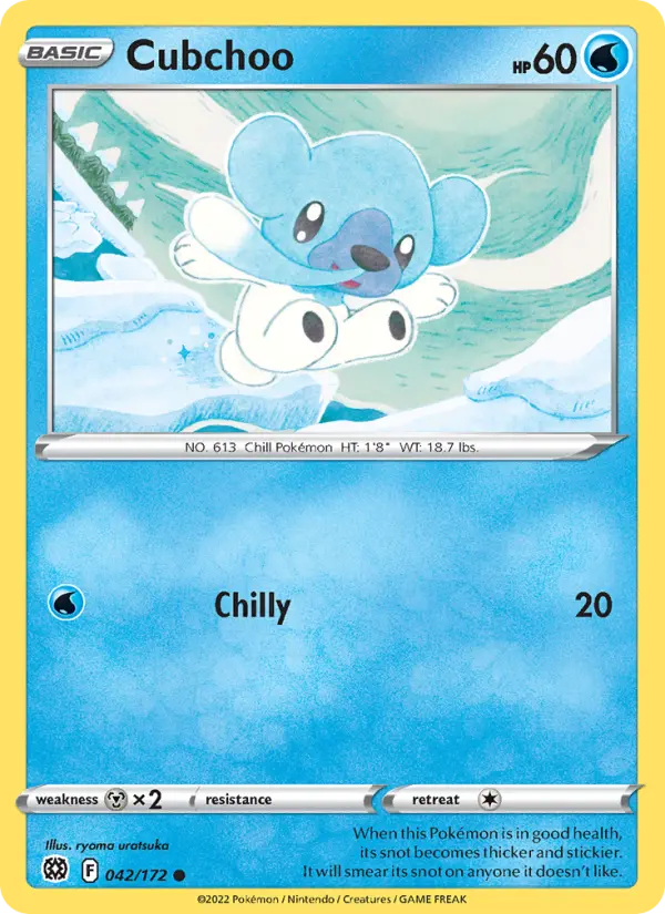 Cubchoo — Brilliant Stars card #042
