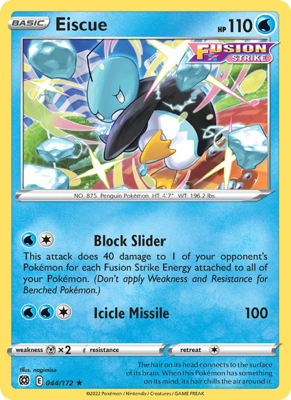 Eiscue — Brilliant Stars card #044