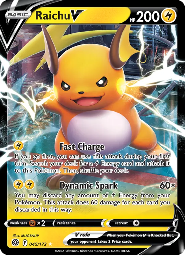 Raichu V — Brilliant Stars card #045