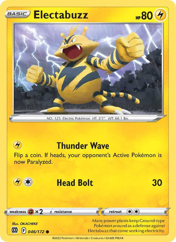 Electabuzz — Brilliant Stars card #046