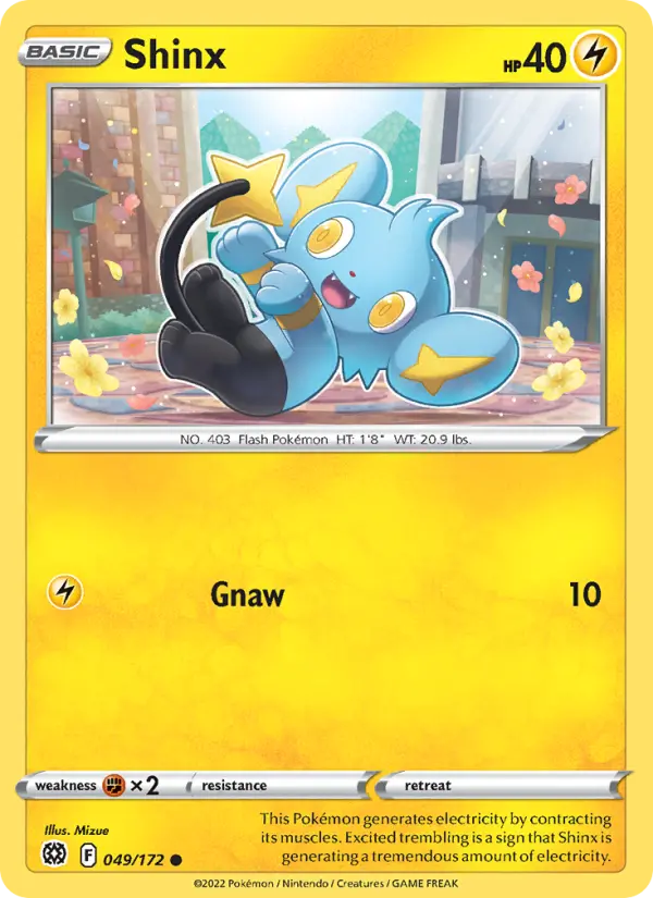 Shinx — Brilliant Stars card #049