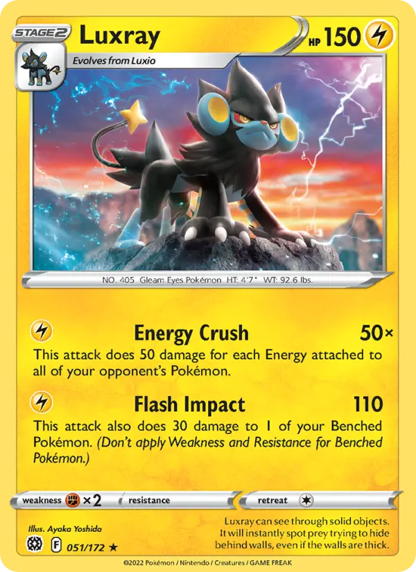 Luxray — Brilliant Stars card #051