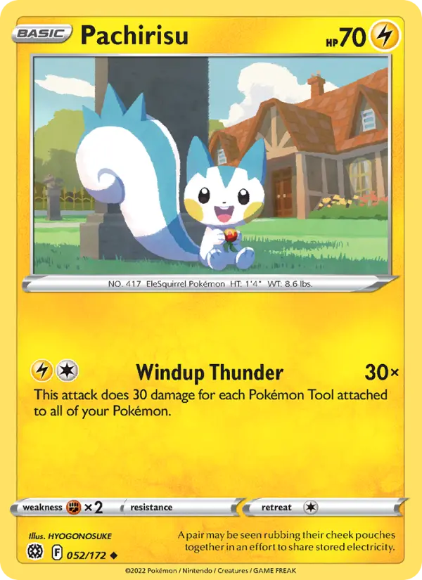 Pachirisu — Brilliant Stars card #052