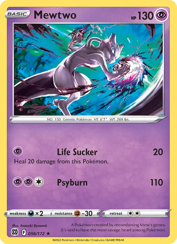 Mewtwo — Brilliant Stars card #056