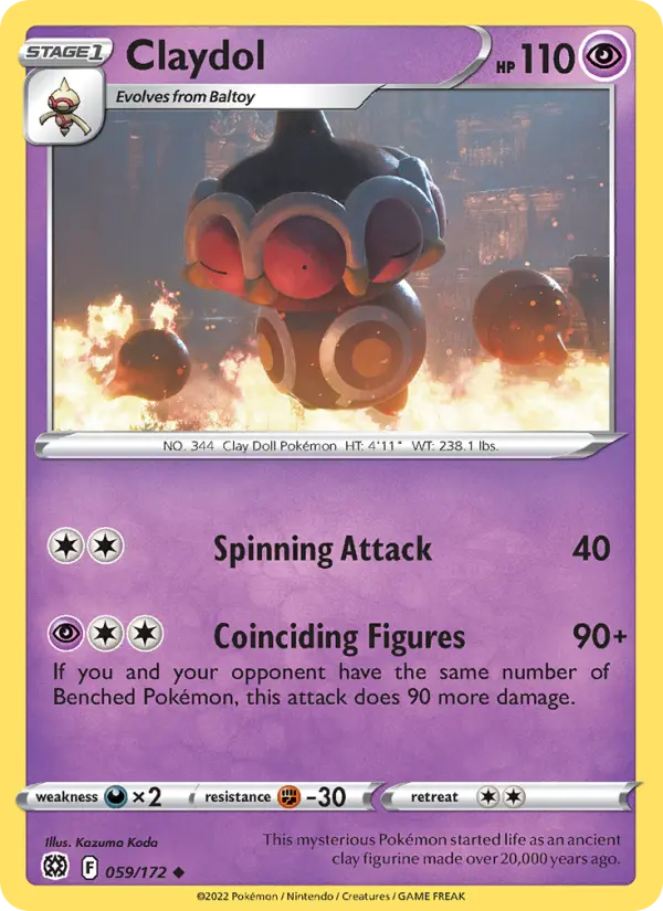 Claydol — Brilliant Stars card #059