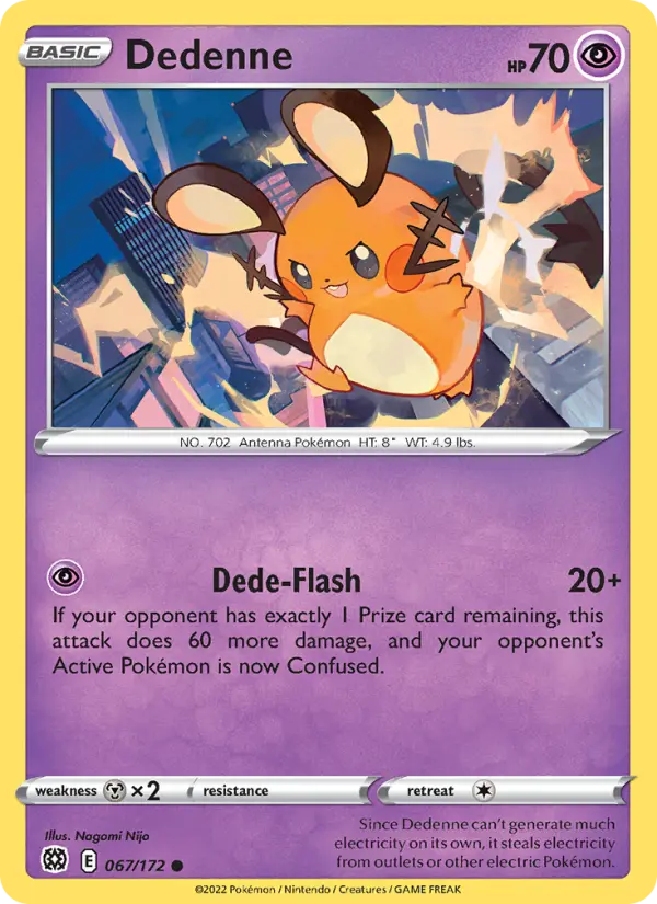 Dedenne — Brilliant Stars card #067