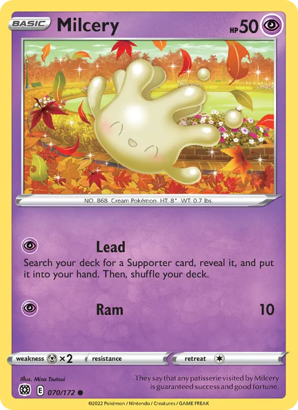 Milcery — Brilliant Stars card #070