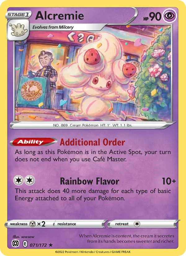 Alcremie — Brilliant Stars card #071