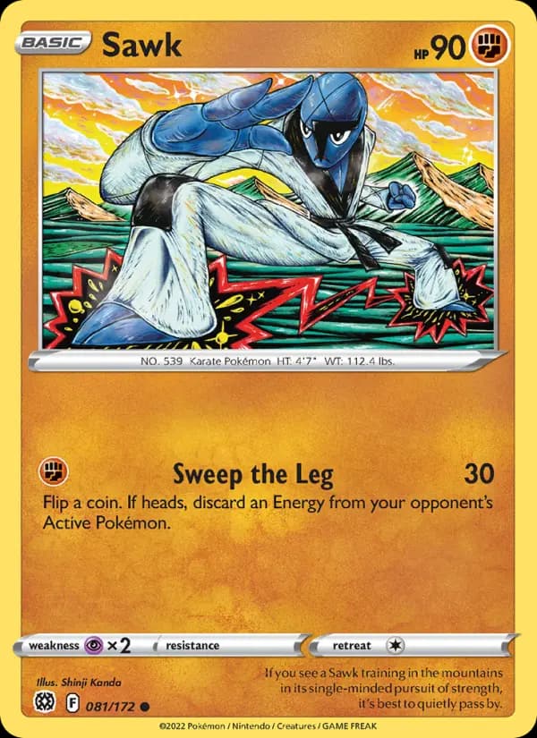 Sawk — Brilliant Stars card #081