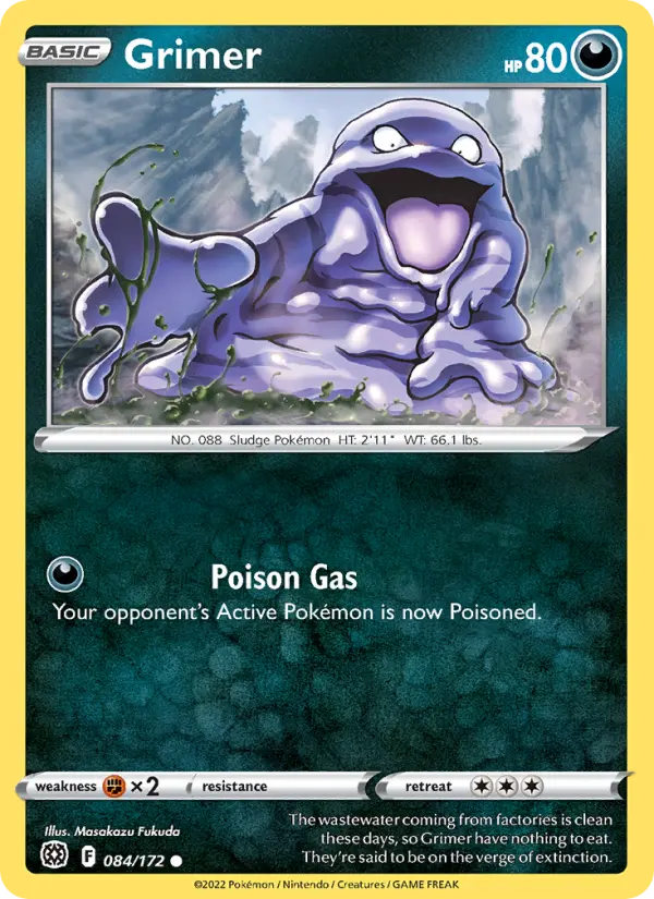 Grimer — Brilliant Stars card #084