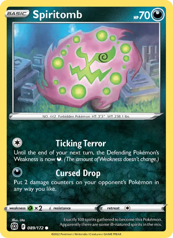 Spiritomb — Brilliant Stars card #089