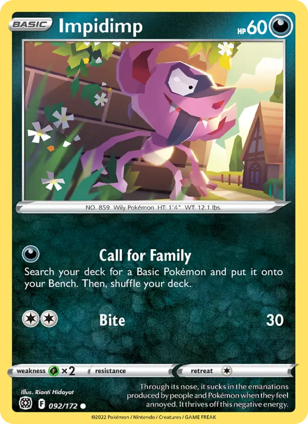 Impidimp — Brilliant Stars card #092