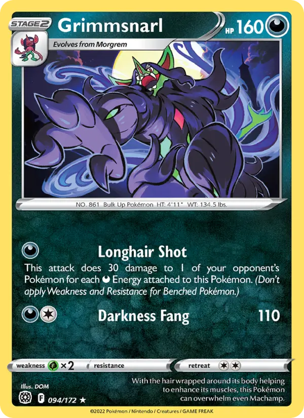 Grimmsnarl — Brilliant Stars card #094