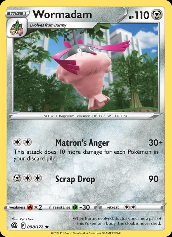 Wormadam — Brilliant Stars card #098