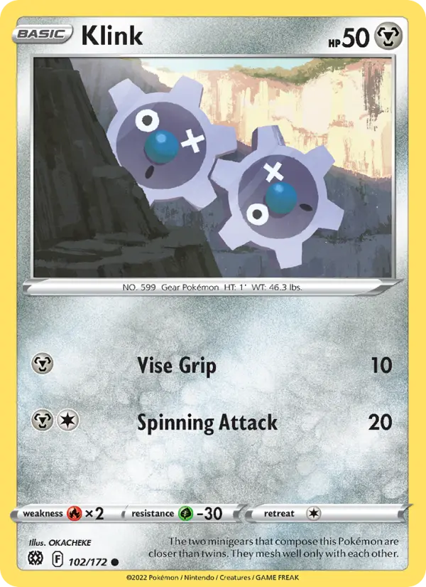 Klink — Brilliant Stars card #102