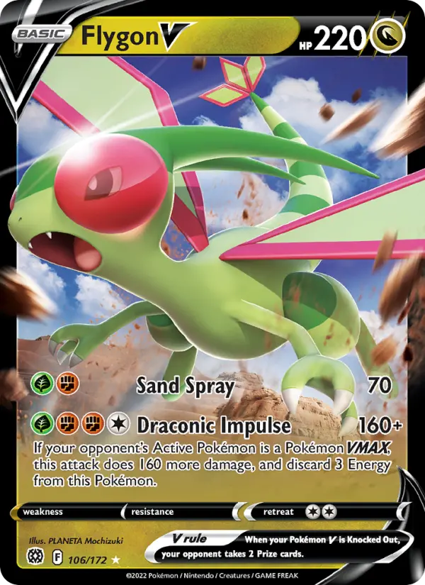 Flygon V — Brilliant Stars card #106