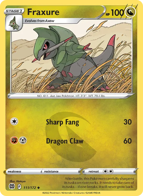Fraxure — Brilliant Stars card #111