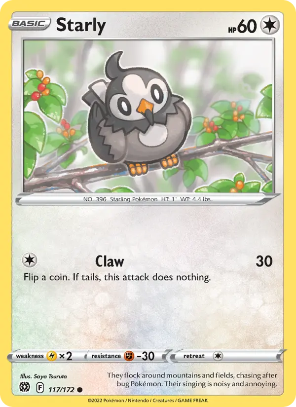 Starly — Brilliant Stars card #117