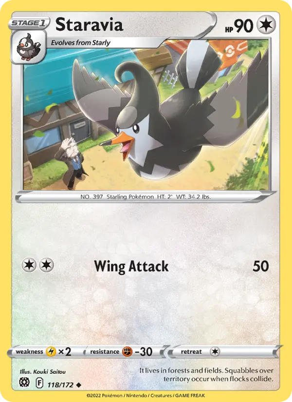 Staravia — Brilliant Stars card #118